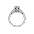 thumbnail image 3 of 1.00 Carat Excellent Pear Cut Real Diamond New Design Solitaire Ring for Wedding Solid 18K White Gold Size 11, 3 of 8