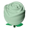 thumbnail image 3 of Silicone Ice Cube Mold Set - 2 Pack Checkered and Rose Pattern Ice Tray - Flexible BPA Free Ice Maker for Whiskey Juice Cocktails - Kitchen Bar Accessory - Green Rose, 3 of 8