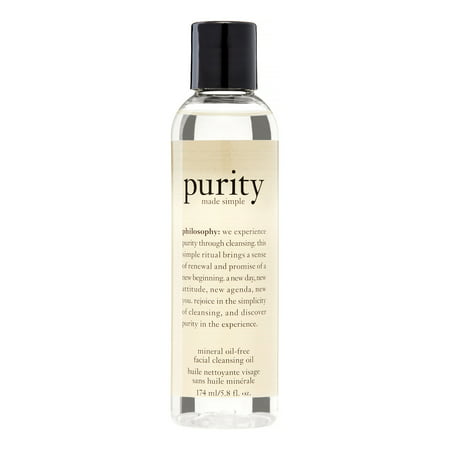 Philosophy Purity Made Simple Mineral Oil-Free Facial Cleansing Oil, 5.3 Oz