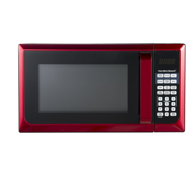 Hamilton Beach Stainless Steel 0.9 Cu. Ft. Red Microwave Oven for sale  online