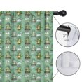thumbnail image 4 of Blackout Kids Curtains,Green Alligators Icons Pattern Childrens Insulated Curtains Set Of 2,Bedroom Essentials,Toddler Room Decor 52"x63", 4 of 5