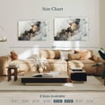 thumbnail image 4 of Elephant Stock Luxury Abstract Wall Art - Horizontal Canvas Wall Art - Living Room Wall Decor - Abstract Canvas - Gray And Gold Decor - 45" x 30", 4 of 8