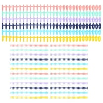 Raindrops 30pcs Plastic Comb Binding Spines for Document Binding, 30- Binder Combs, Assorted Colors for Teachers and Students