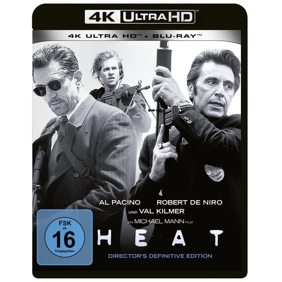 Heat (4K Ultra HD) ( Blu-ray 2D) (4K Ultra HD) Al Pacino Robert De Niro Michael Mann