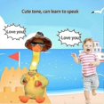 thumbnail image 4 of Dancing Singing Duck Plush Interactive Toy Recording Lighting Stuffed Toys With 120 Songsc, 4 of 5