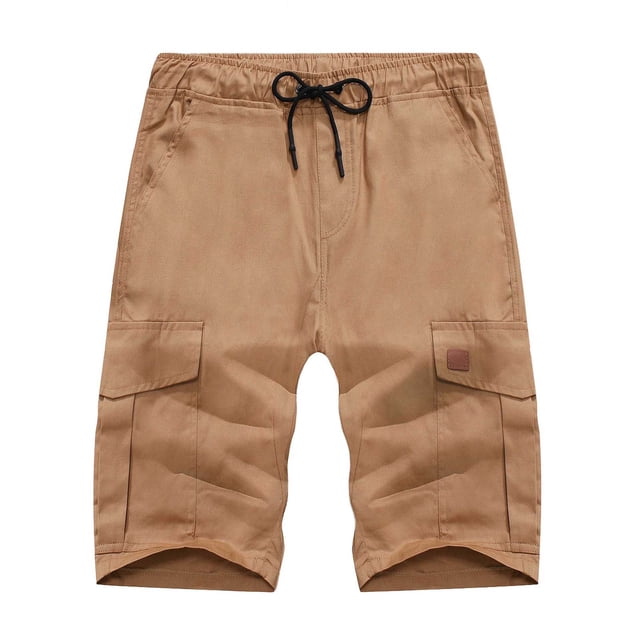 DPTALR Men's Cargo Half Pants Regular Classic Men Overalls Summer Shorts for Men