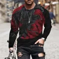 thumbnail image 4 of Camiseta para hombre Primavera Hombre Jerseys Estampados Tendencias de moda 2024 Sudaderas Años 90 Camiseta Vintage Regular Fit Algodón Una Pieza Xxl, 4 of 5