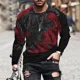 thumbnail image 2 of Camiseta de cuello redondo para hombre, sudaderas holgadas, camisetas de manga larga de una pieza, venta de alta marca, divertidas, tallas S y XXL, emo, nuevas, 2 of 4