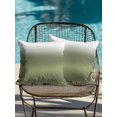 thumbnail image 3 of Outdoor Pillows Waterproof, Dark Sage Green Ombre Throw Pillows with Inserts Included, Modern Abstract Gradient Indoor Outdoor Decorative Lumbar Pillow for Bed/Couch/Patio 16"x16", 2Pcs, 3 of 8