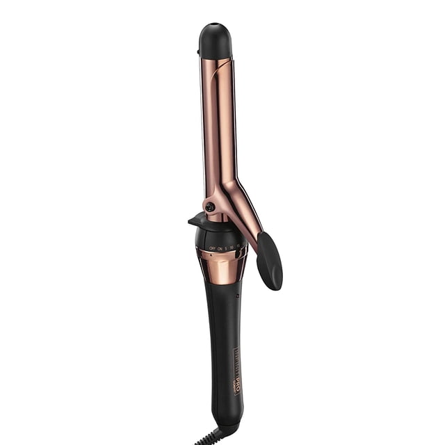 Rizador Conair INFINITIPRO BY Titanium 1 Pulgada Negro Oro Rosa 1 Conde