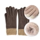 thumbnail image 3 of Guantes mágicos térmicos elásticos con pantalla táctil de invierno, tejidos de lana cálida y forrados con vellón grueso, 3 of 5