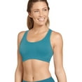 thumbnail image 1 of Jockey Women Mid Impact Removable Cup Seamless Sports Bra, 1 of 2
