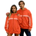 thumbnail image 7 of Valentine's Day Oversized Hoodies Womens I Love You This Much Hoodie Zip-Up Unisex Valentine Holiday Jacket Coat, M Orange, 7 of 7