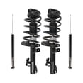 thumbnail image 1 of Transit Auto Front Rear Complete Suspension Shocks Strut and Coil Spring Mount Assemblies Kit for Car 2012-2015 Mazda 5 - Left Right Side (Driver Passenger) K78M-100252, 1 of 2