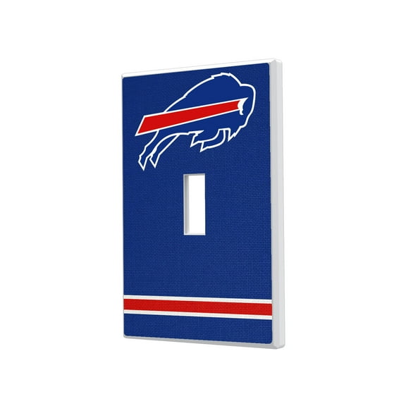 Buffalo Bills Stripe Single Toggle Light Switch Plate