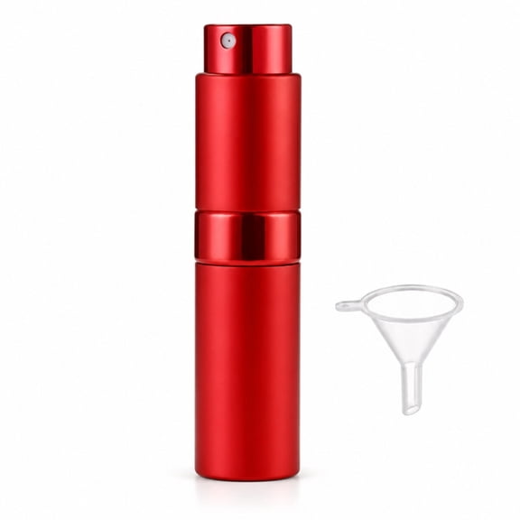 8 mL Empty Refillable Travel Spray Bottle, Mini Rotating Mist Atomizer for Compatible Thin Personal Care Liquids, TIKA