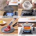 thumbnail image 3 of Multi-Functional Blue Light Heat Conduction Plate with Handle - 24cm Diameter, 6mm Thickness | Anti-Burning Protection for Pots/Pans, Fast Frozen Food Thawing, Even Heat Distribution | Ideal for Gas, 3 of 5