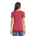 thumbnail image 3 of Time and Tru Women's Maternity Ribbed Crew Neck T-Shirt, Sizes S-XXL, 3 of 6
