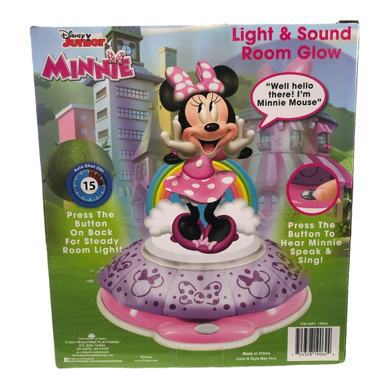 【ゆみりん】★Disney LED BIG ミニー 3Dモチーフライト ★ ディズニーミッキーナイトライト 3D ミニーマウスビジュアル LED