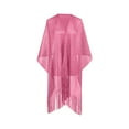 thumbnail image 2 of Vestido de mujer con cuello en V y manga larga con estampado de Wraps, 2 of 3