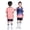Pink, variant on oqasdz Boys Shorts Set V Neck Short Sleeve Quick Drying Mesh Gradient Rash Guard and Shorts Formal Kids Sport Athletic Casual Summer Clothing Set,Orange,Size 9 Y-10 Y