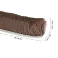 thumbnail image 2 of Adhesive Brush Seal Weather Stripping 9/16" x 3/8" x 16.4ft for Sliding Sash Door Window Wardrobe Seal, Brown, 2 of 5