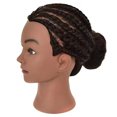 thumbnail image 5 of Mannequin Head with Human Hair with Stand for Hairdresser Practice Cosmetology Manikin Doll Training Head Braiding Styling Coloring Cutting Updos Display, 5 of 6