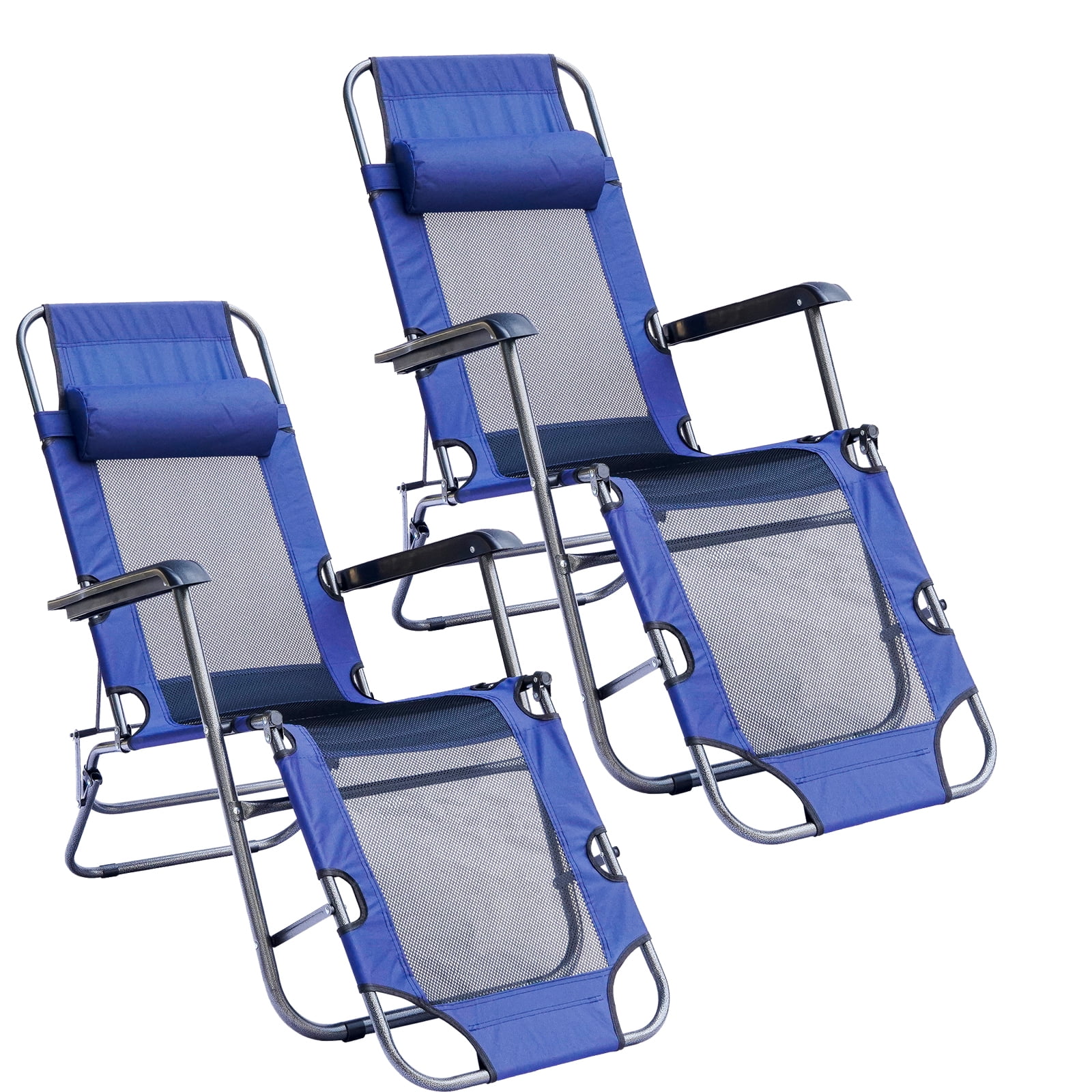 SAKURA Outdoor Zero Gravity Chair Patio Folding Reclining Lounge Chair