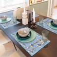 thumbnail image 6 of Placemats Set Of 4 / 6, Rainbow Dinosaur Placemats For Dining Table Indoor/Outdoors Heat Resistant Washable Placemats 18" X 12", 6 of 8