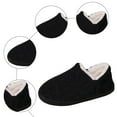 thumbnail image 5 of Womens Mens Winter Snow Boots Indoor Slippers House Shoes with Fleece Lined for Seniors Non Slip Warm Slip on Ankle Booties, 5 of 7
