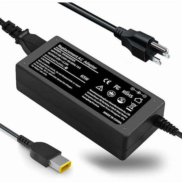 wonima02 65W Laptop Charger Compatible with Lenovo Thinkpad T460 T470 T470S T430 T440 T440S T440P T450 T460S T560 E440 E450 E550 E560 G50 G50-45 G50-70 Z50 Z50-70 AC Adapter Power Supply Cord Plug