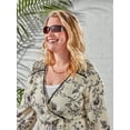 thumbnail image 4 of Foster Grant Women's Rectangle Brown Adult Sunglasses, 4 of 6