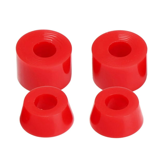Bujes de PU para ejes de patineta, bujes para longboard, cruisers, accesorios de hardware rojo