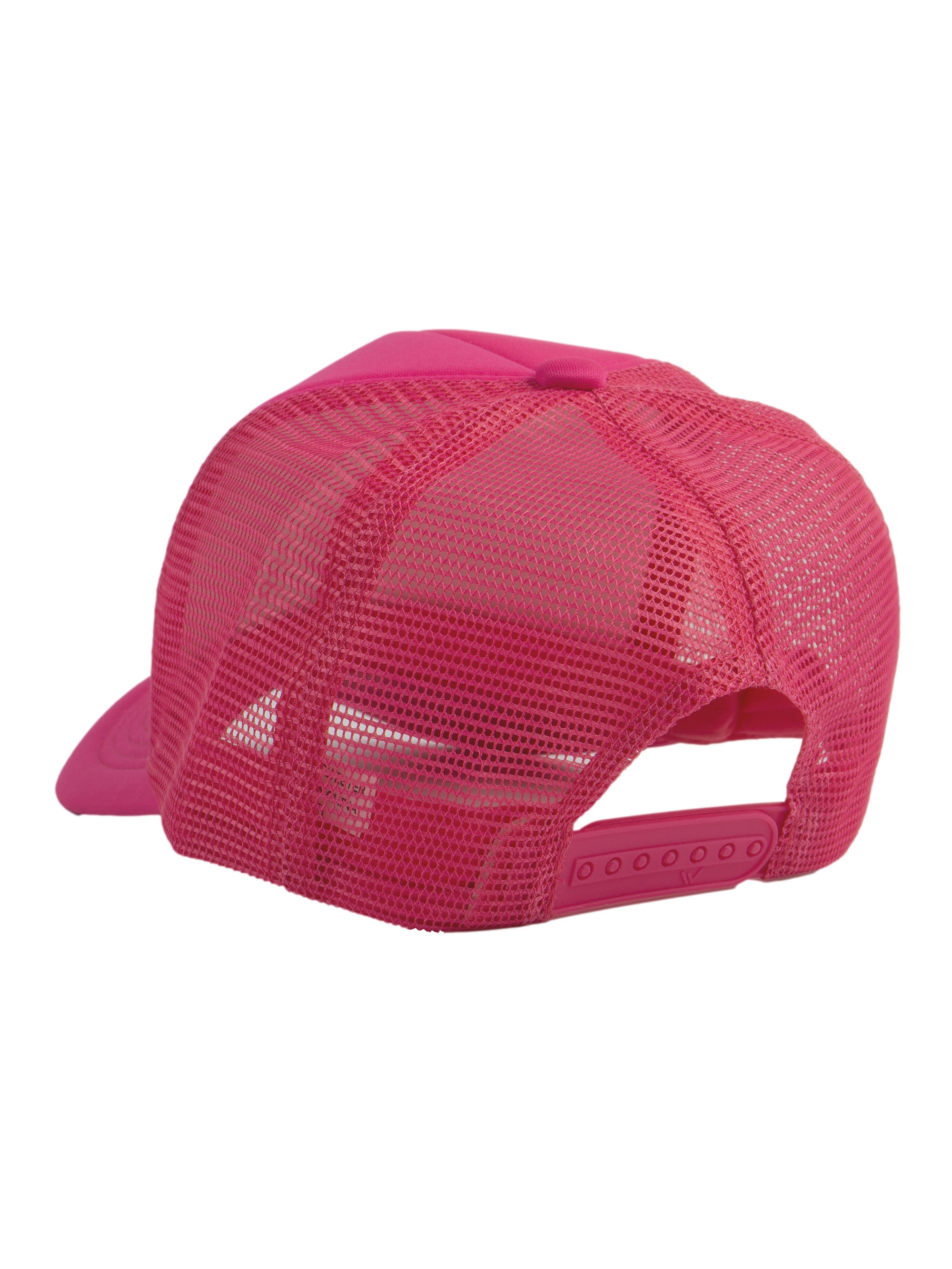 Trucker Hat Mesh Snap Back Beachside 2020 Hot Fuchsia Pink Baseball Cap Scratch Cap - Fuchsia – Denali main image 3