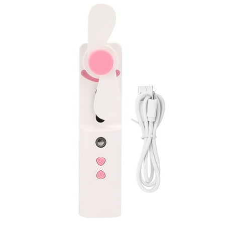 

2024 USB Nanometer Atomizer Portable Handheld Hydrating Spraying Machine with FanPink