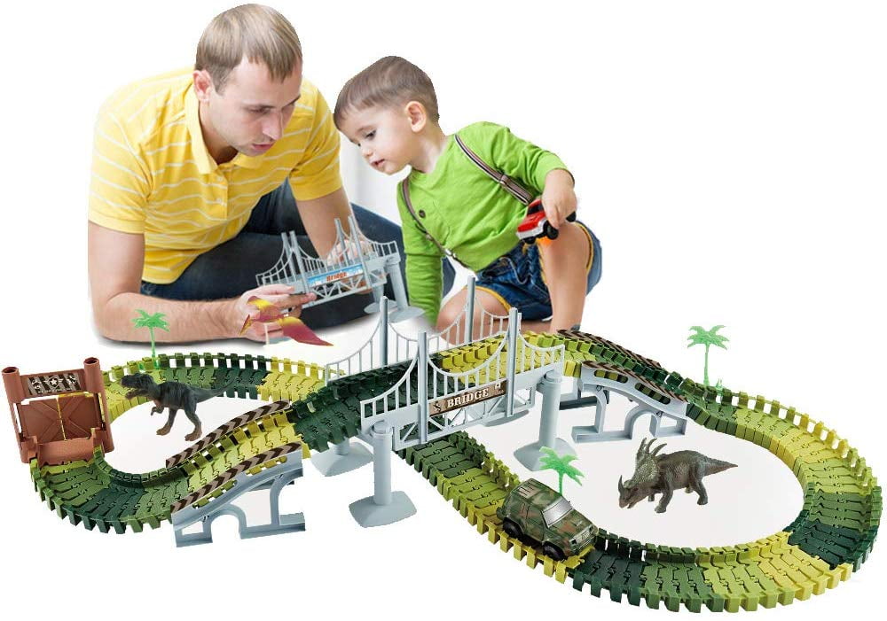 dinosaur race track walmart
