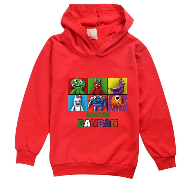 Sudadera con capucha de jardín de Banban gráfico para niños, abrigos de manga larga, Sudadera con capucha de dibujos animados para bebés, ropa informal para niñas, prendas de vestir de Halloween