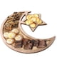 thumbnail image 2 of Plato de cena de madera para decoración de Ramadán Eid Mubarak, Luna y estrella, para el hogar, Luna, mezquita islámica, placa musulmana, suministros para fiestas DIY, 2 of 6