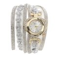 thumbnail image 1 of Reloj de lujo Sunnimix para mujer brazalete analógico blanco, 1 of 8