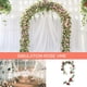 thumbnail image 4 of Guirnalda de vid de flores falsas rosa artificial para fiesta de boda (6.4 pies rojo) Hugtrwg Libre de BPA, 4 of 4