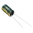 thumbnail image 3 of Uxcell 6.3x11mm 100uF 35V Bajo ESR Capacitores Electrolíticos de Aluminio Radiales Paquete de 80, 3 of 5
