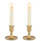 thumbnail image 2 of Advancent 2 pack/lote de café única y fragante adición al hogar alrededor del tamaño candelabro de Adviento elegante Decoración del hogar Oro 8.2*8.5 cm, 2 of 6
