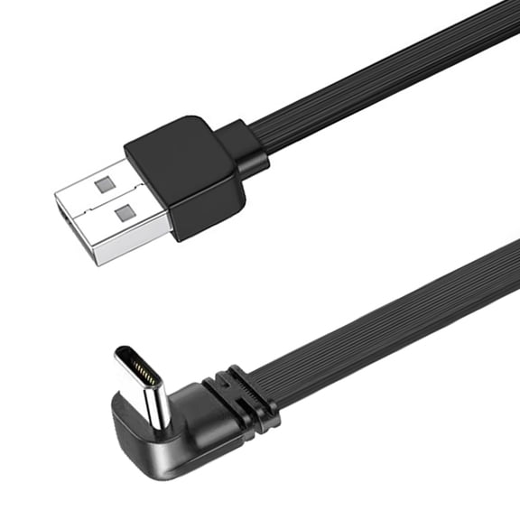 90 Degree Right Angle Elbow 65W Type C USB Fast Charging Cable for Car Recorder