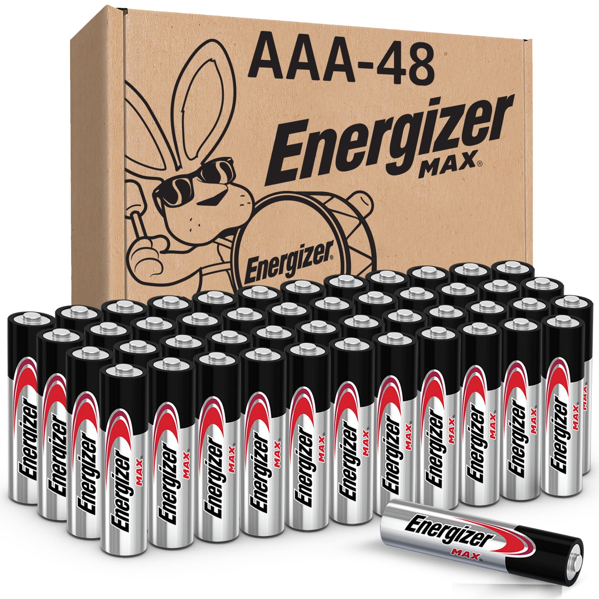 Energizer Max Powerseal Alkaline AAA Batteries, 96 Count (2 x 48 Packs)