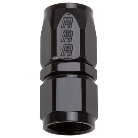Edelbrock 610025 Full Flow Hose End Straight -6 An All Blk Finish