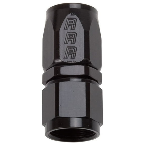 Edelbrock 610025 Full Flow Hose End Straight -6 An All Blk Finish