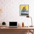 thumbnail image 2 of Stupell Industries Thirsty Pink Flamingo Mai Tai Tropical Cocktail Animals & Insects Painting Gray Framed Art Print Wall Art, 16 x 20, 2 of 5