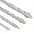 thumbnail image 2 of 4Pcs Cemented Carbide Twisted Drill Bit Set Multifunctional Sandblast Threaded Masonry Drill Bit for Glass Ceramic, 2 of 4