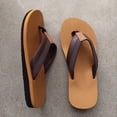 thumbnail image 5 of Slippers for Men Arch Support Summer Flip Flops Comfortable Thong Travel Casual Slip On Outdoor Walking Open Toe Men Shoes, 5 of 7