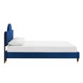 thumbnail image 4 of Modway Aurora Performance Velvet King Bed in Navy, 4 of 10